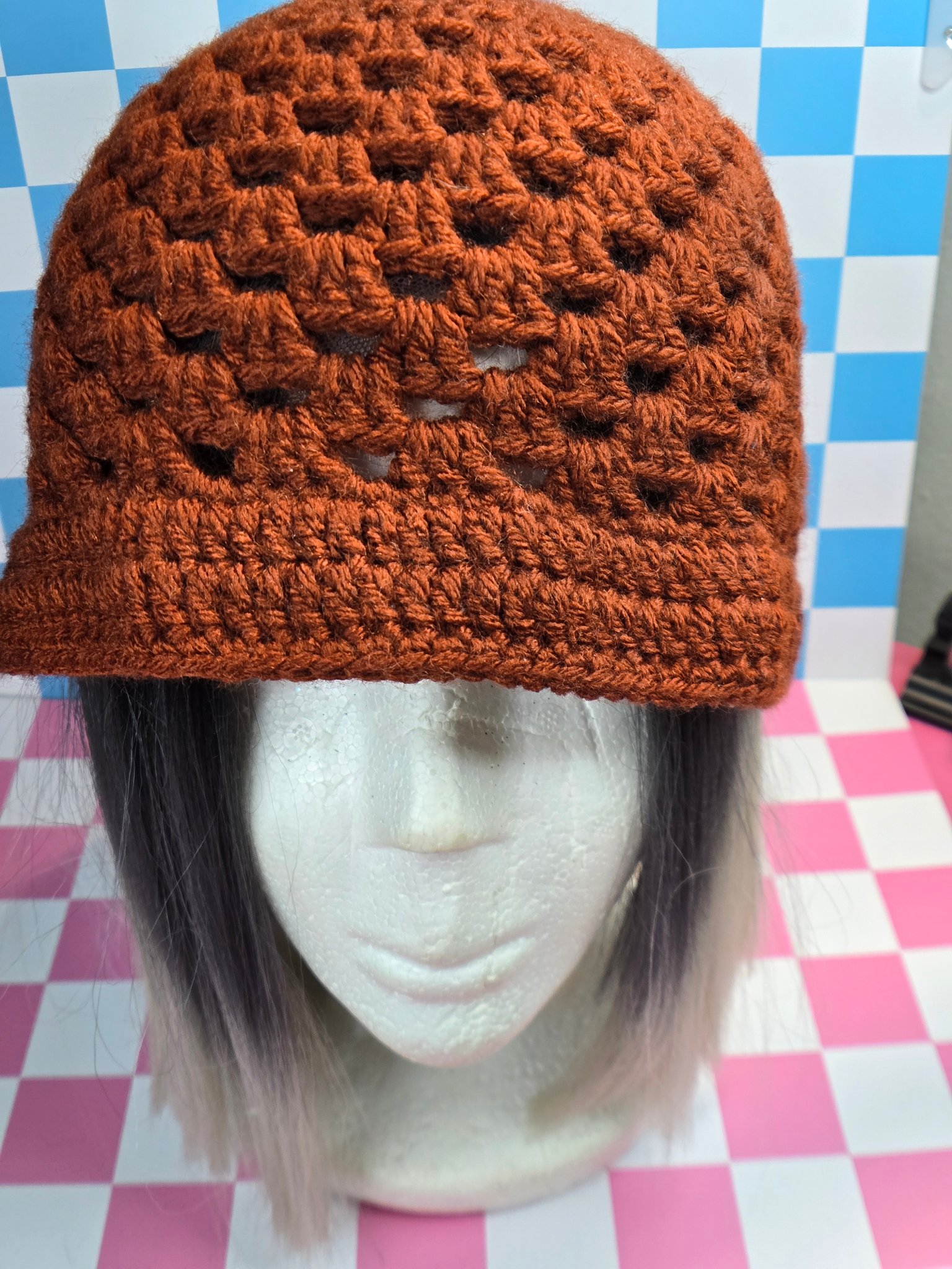 🍂🧡 Rustic Rust Crochet Bucket Hat