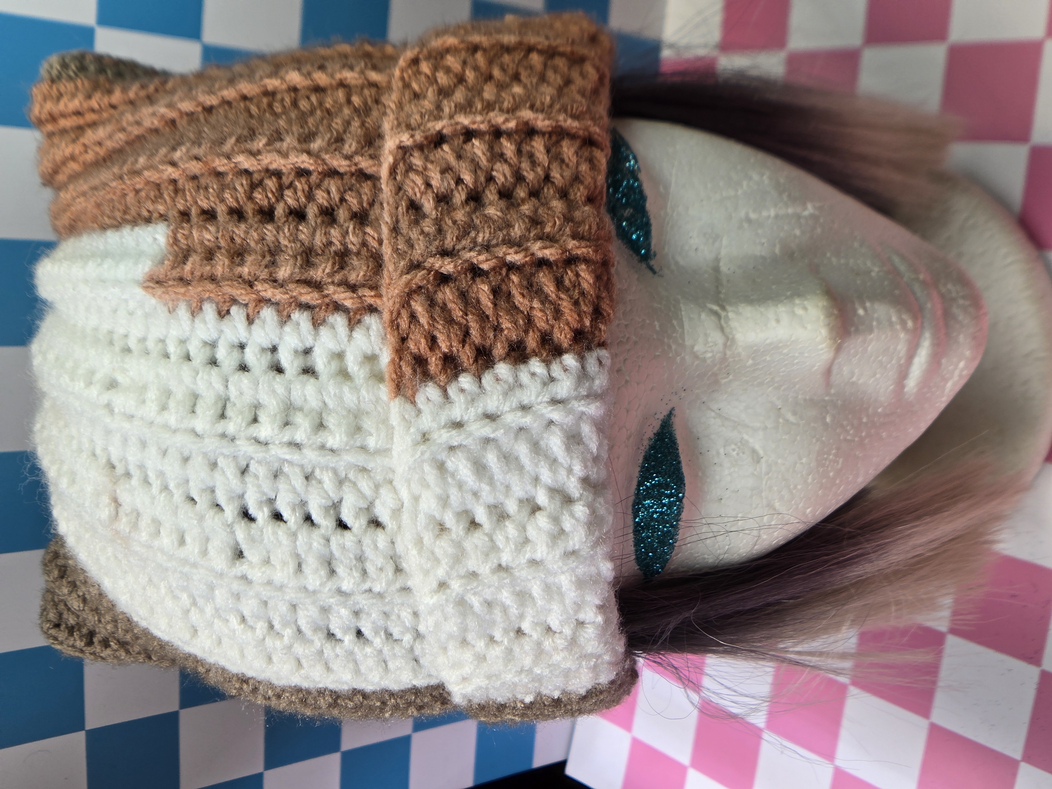 Caramel Latte Cat Ear Beanie
